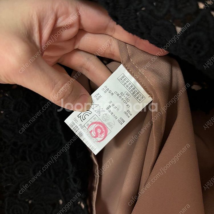 레니본 플라워 레이스 럭셔리 블라우스 결혼식 하객룩 (...--4