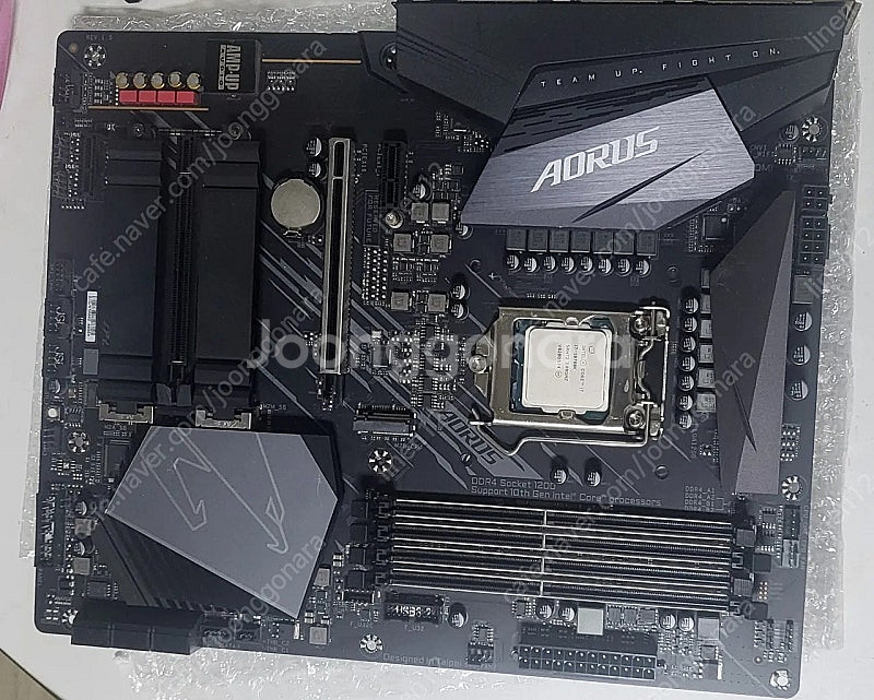 기가바이트 Z490 어로스 엘리트 메인보드--0