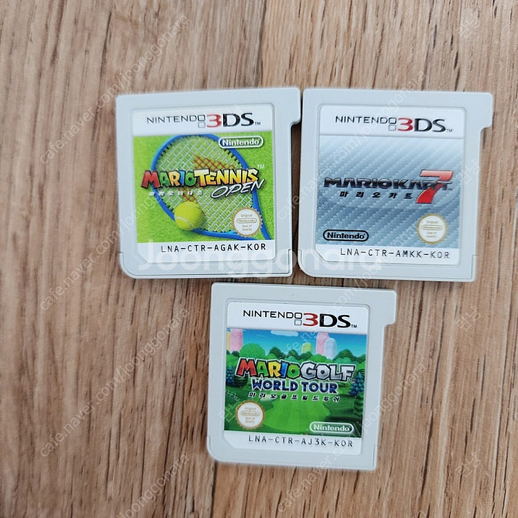 닌텐도 3DS 마리오테니스, 골프월드투어, 카트7 한글...--0