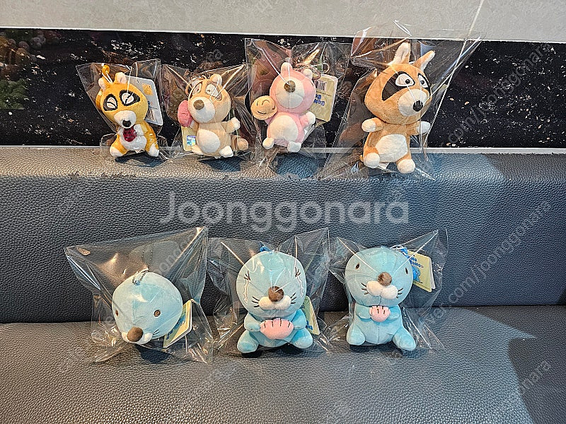 보노보노 너부리 포로리 키링 가방고리 인형 새거 팔아요--5