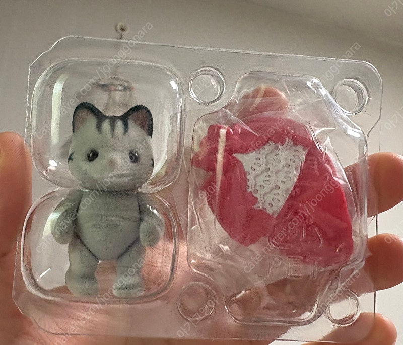 실바니안 줄무늬 그레이 캣 백설공주 블라인드 이미지