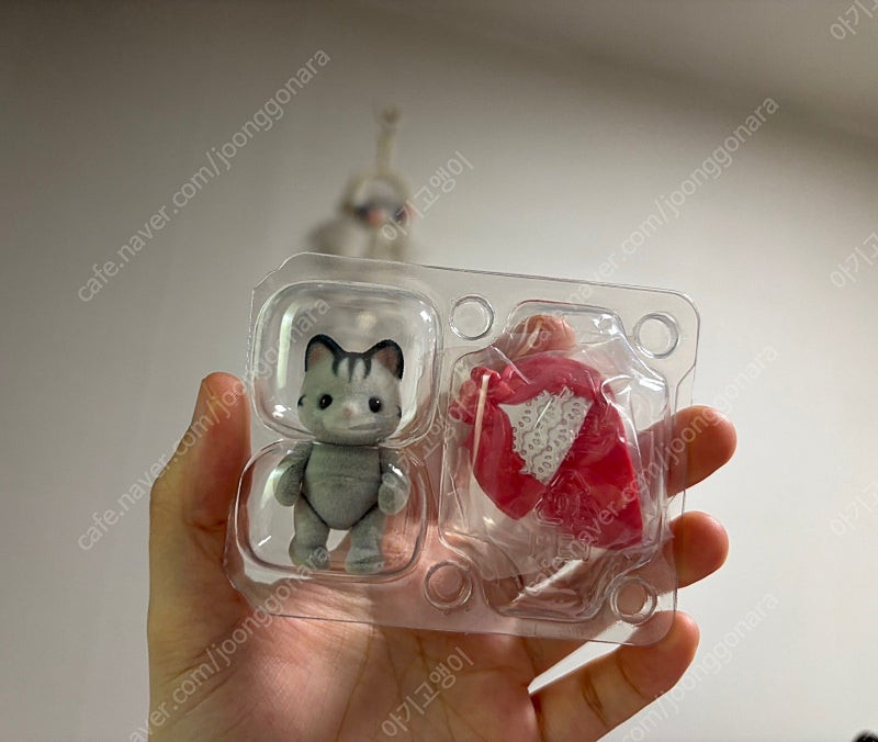 실바니안 줄무늬 그레이 캣 백설공주 블라인드 이미지