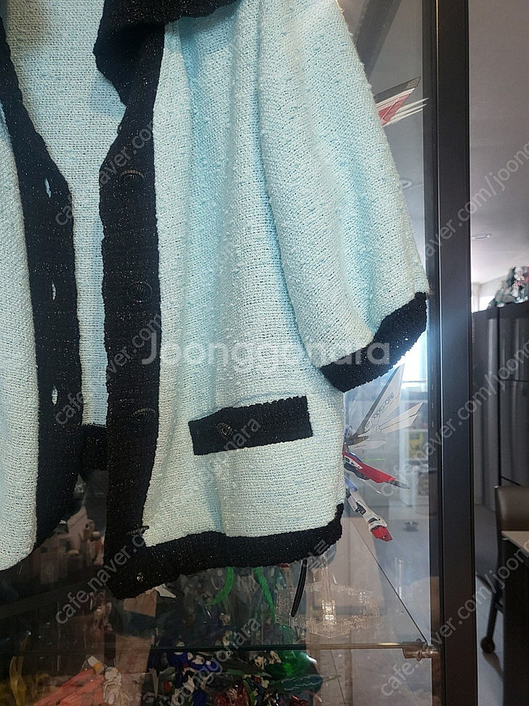 24 랑방 린넨 블렌드 컬러 블록 자켓--9