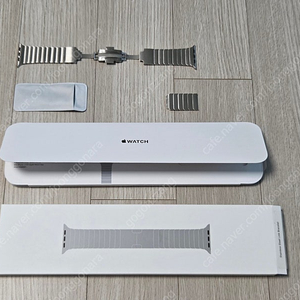 애플워치 링크 브레이슬릿 실버 42mm (44, 45, 46, 49 가능)