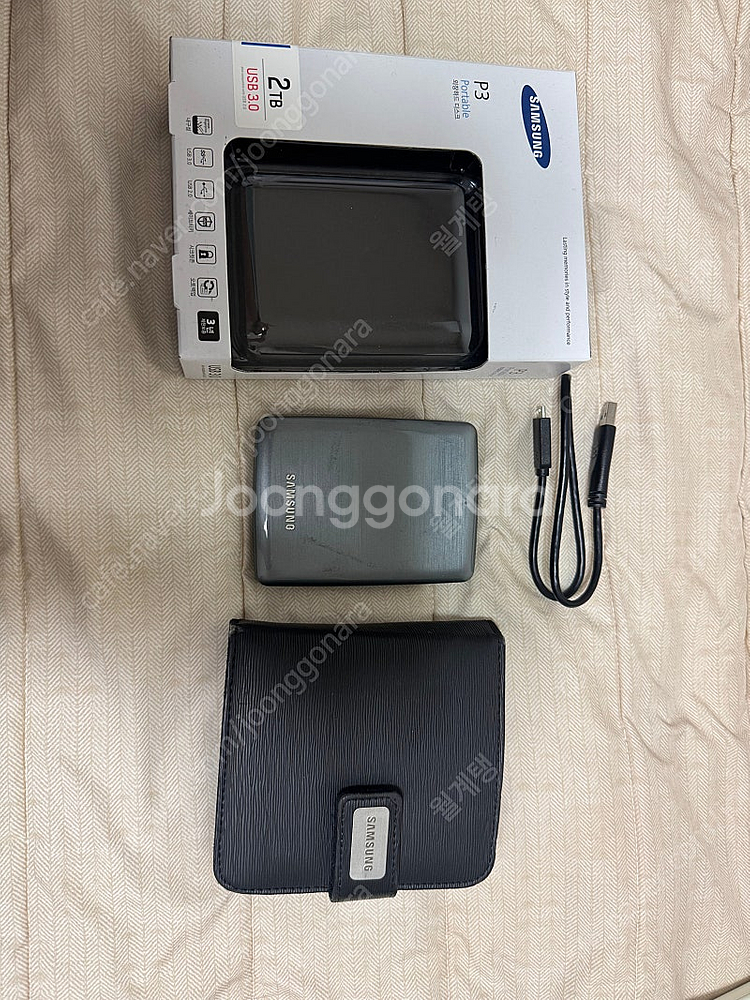 삼성외장하드 P3 2tb(그레이)--1