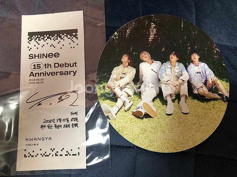 샤이니 15주년 광야 사인+손글씨+메세지이벤트 태민 +...--0