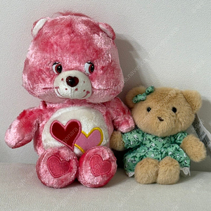 (일괄)빈티지 케어베어 러브어랏베어 곰돌이 인형 키링 carebears