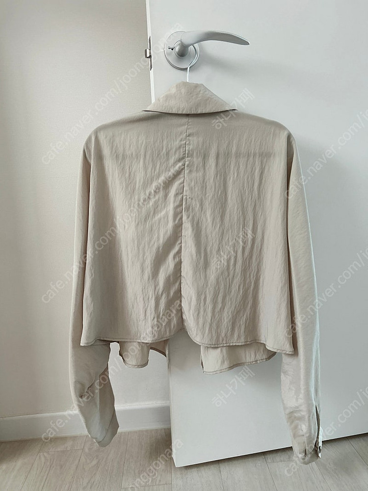 한섬 더캐시미어 크링크 돌먼 슬리브 자켓 CM2F3WOT229W_GE--8