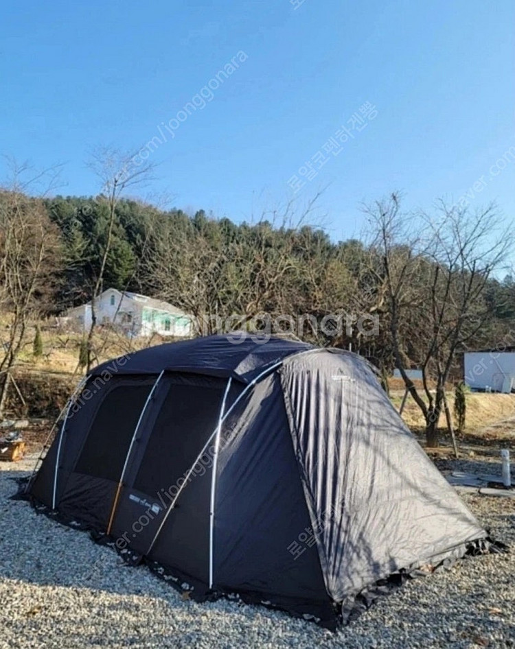 캠핑 텐트 카즈미 지오패스 블랙 & 우레탄 창 일괄판매...--3