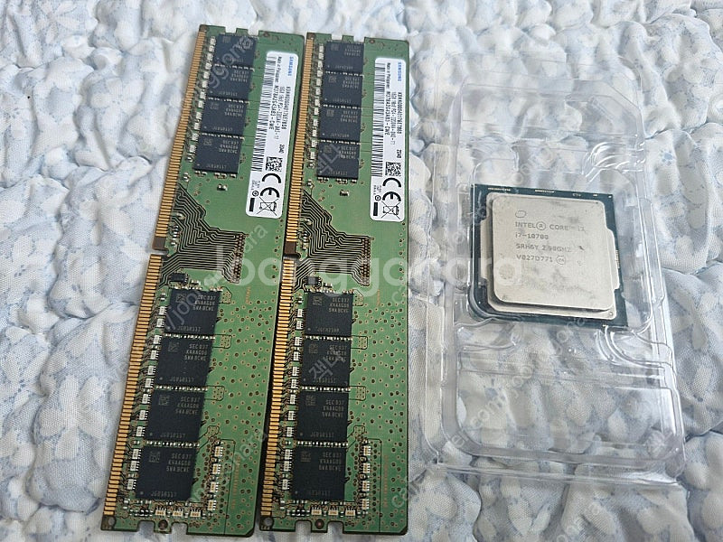 CPU i7-10700 단독 27만원 / RAM 삼성 ...--0