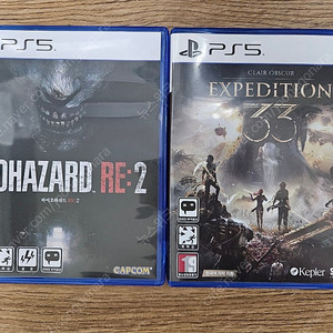 PS5 클레르 옵스퀴르 33원정대+바이오하자드RE2