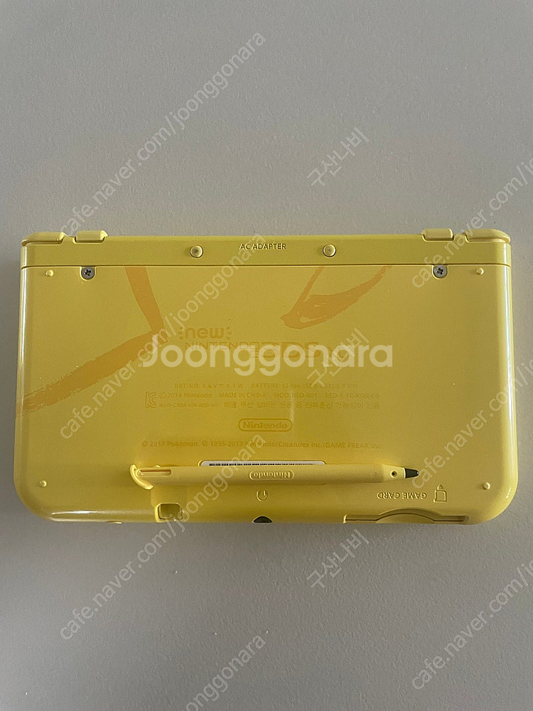 닌텐도 new 3ds xl 피카츄에디션--1