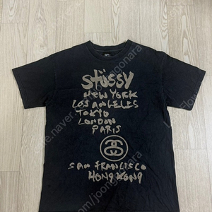 Stussy 올드 스투시 X 엔디 젠킨스 빈티지 2006 월드 투어 티셔츠