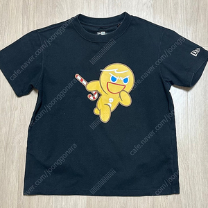 가격많이내림 상태양호 뉴에라키즈 뉴에라키즈반팔 쿠키런티셔츠 쿠키런반팔 아동반팔티 사이즈140 9세 10세