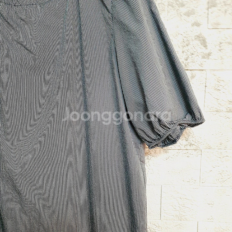 BCBG 비씨비지 잔스트라이프 반팔원피스--2