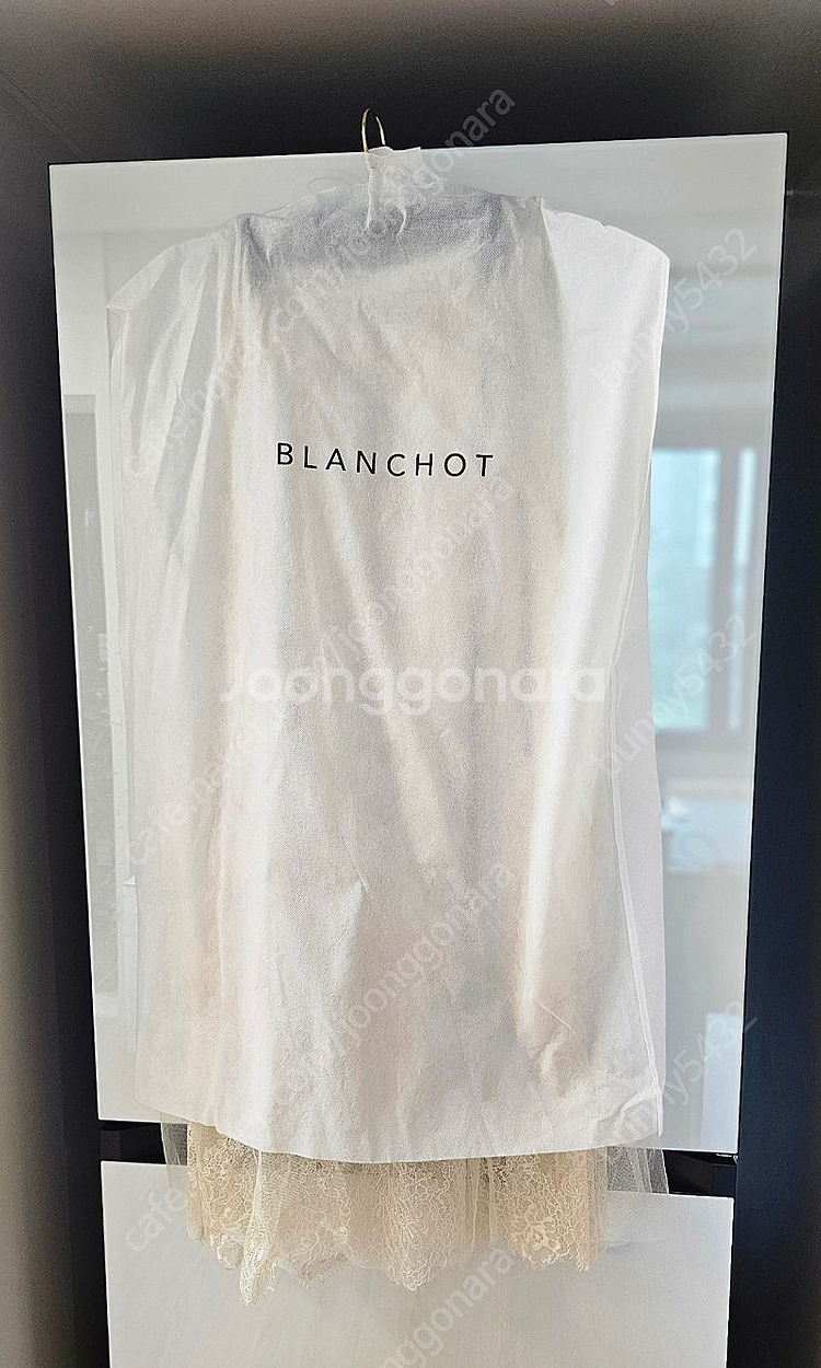 [택붙은 새제품] 블랑쇼 레이스 튤스커트/S사이즈--5