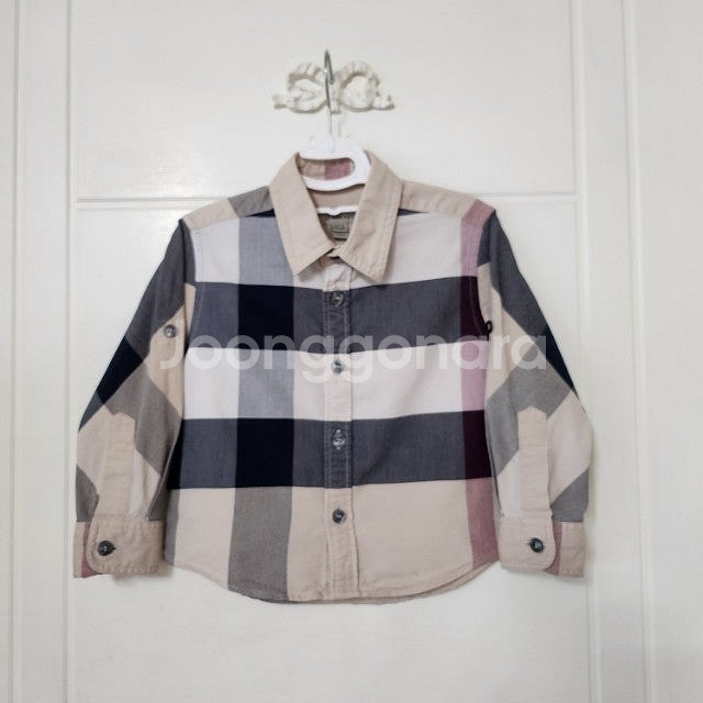 SALE~ 새상품급. 90호 (2y) 버버리 키즈 소매...--0