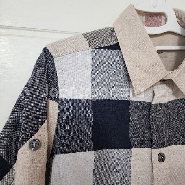 SALE~ 새상품급. 90호 (2y) 버버리 키즈 소매...--3