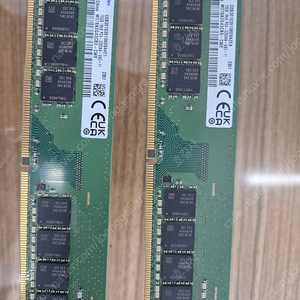 삼성전자 DDR4 3200A 16GB 메모리 램 두장 일괄 32GB