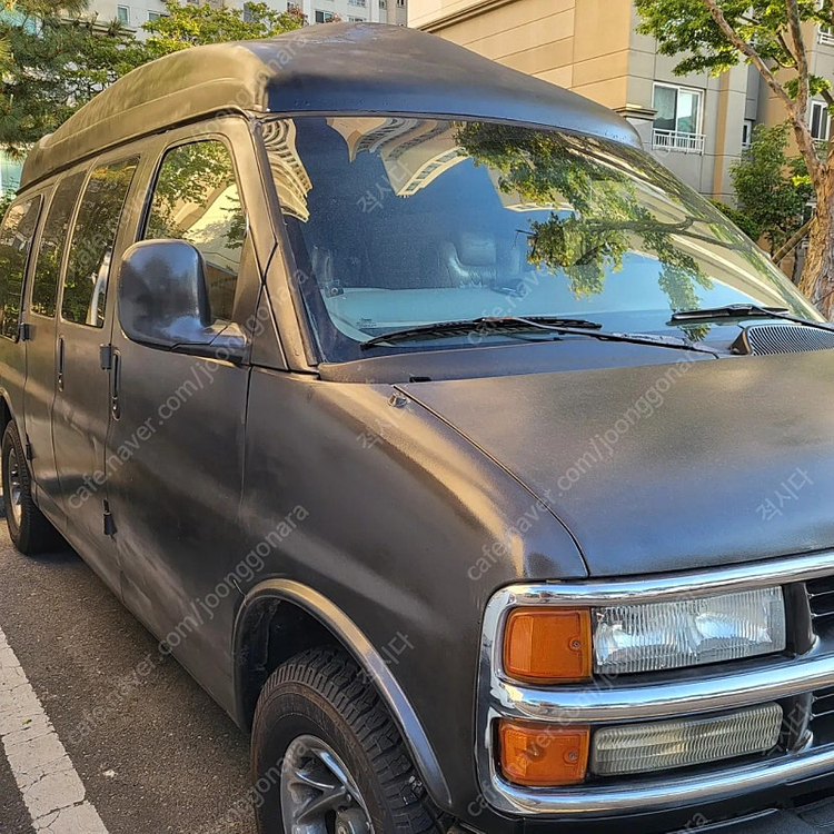 쉐보레 미국 체비밴 여행 캠핑 차박 가능 차량 판매 이미지