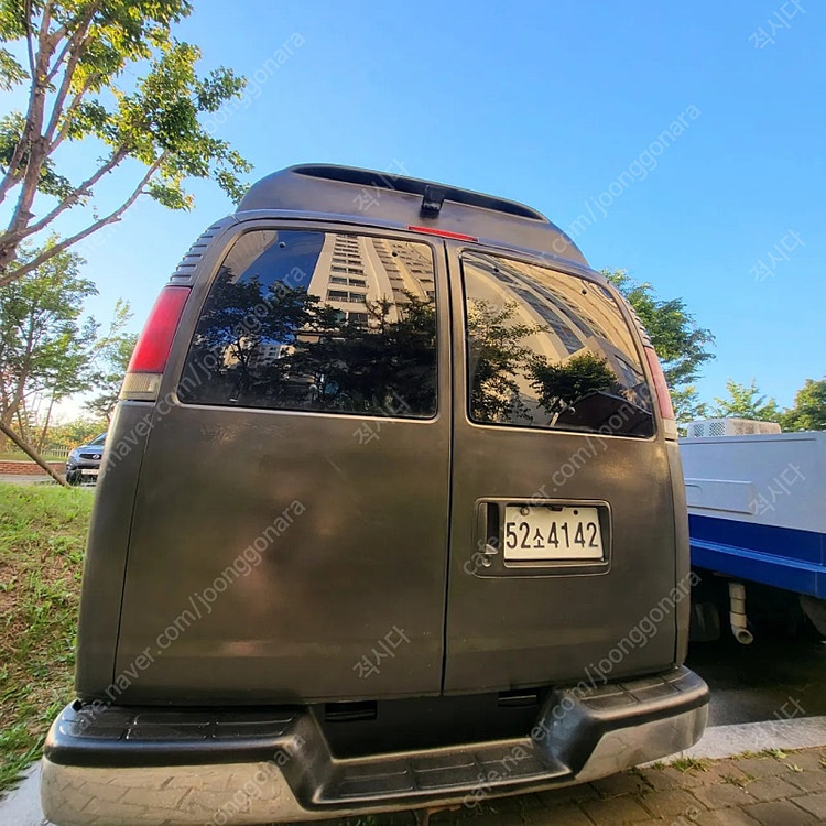 쉐보레 미국 체비밴 여행 캠핑 차박 가능 차량 판매 이미지