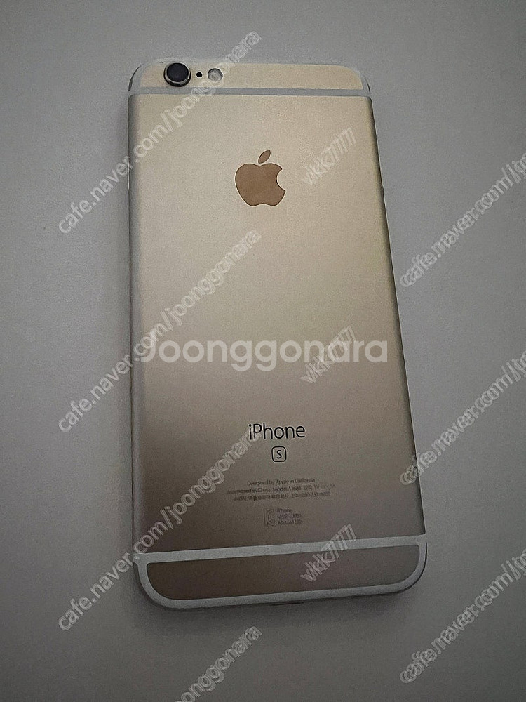 아이폰 6S 골드 64GB 액정파손폰--0