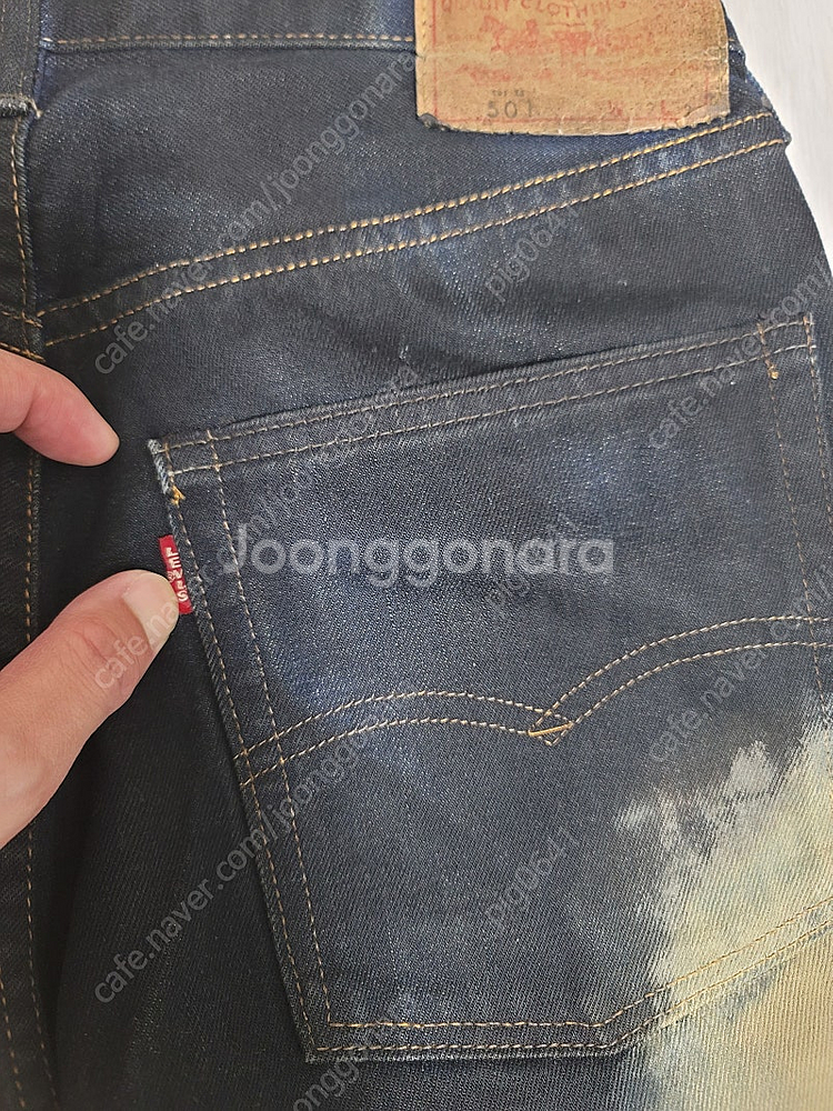리바이스 LVC 66501 일본판 블랙진 판매합니다 W...--2