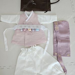 노엘드레스 아기한복 1호 복건세트(착샷 있음)