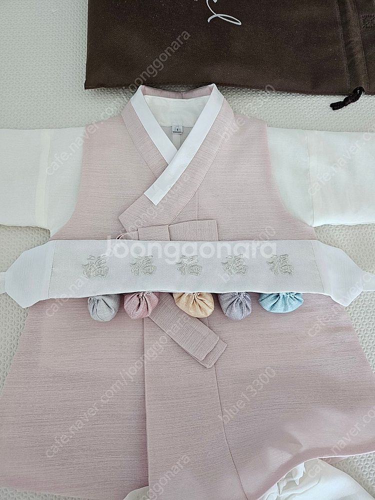 노엘드레스 아기한복 복건세트(착샷 있음)--1