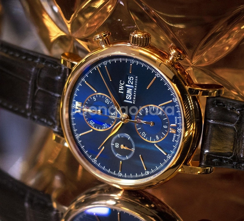 IWC 포르토피노 18K 로즈골드 청판 금통 (포르투기...--2