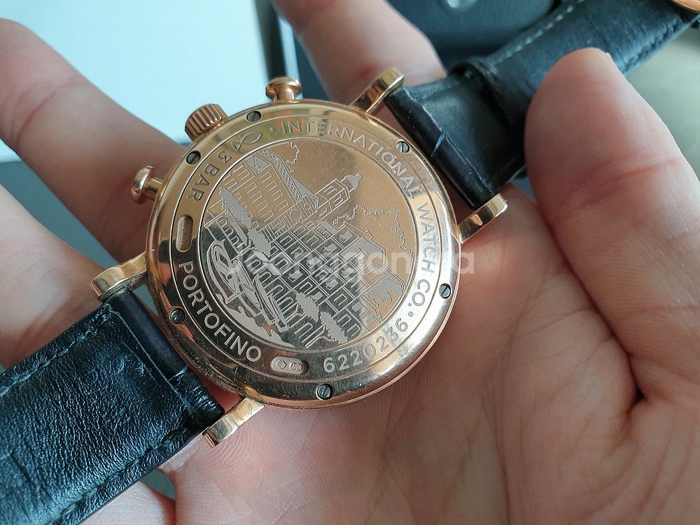 IWC 포르토피노 18K 로즈골드 청판 금통 (포르투기...--7