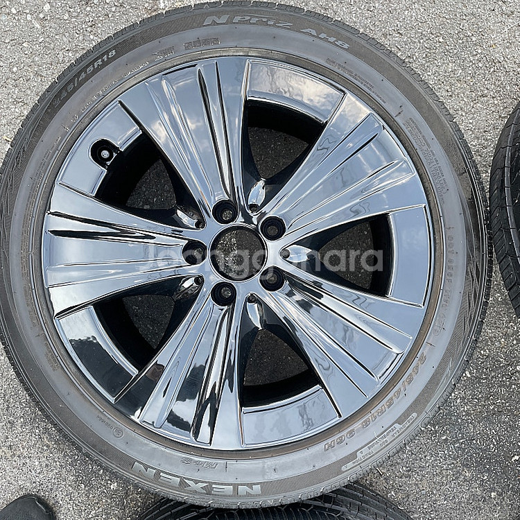 벤츠 18인치 E클래스 E300 W213 블랙유광 휠타...--4