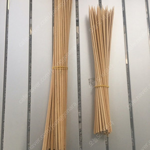[캠핑] 꼬치 구이용 나무 막대 (미사용)(일괄)