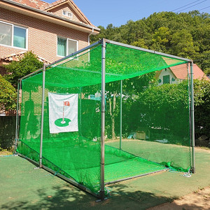 골프 연습장 골프망 그물망 간이 개인 골프장 타석 진짜 망 나홀로 연습 네트 조립식 조립형