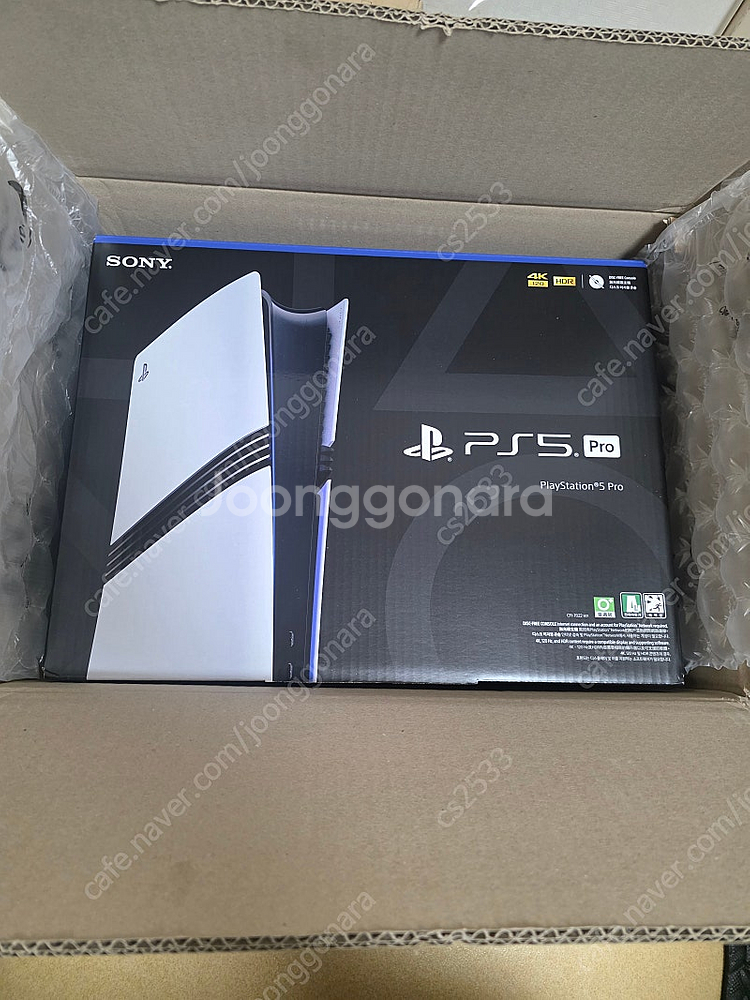 ps5 프로+디스크 드라이브 미개봉 새상품--0