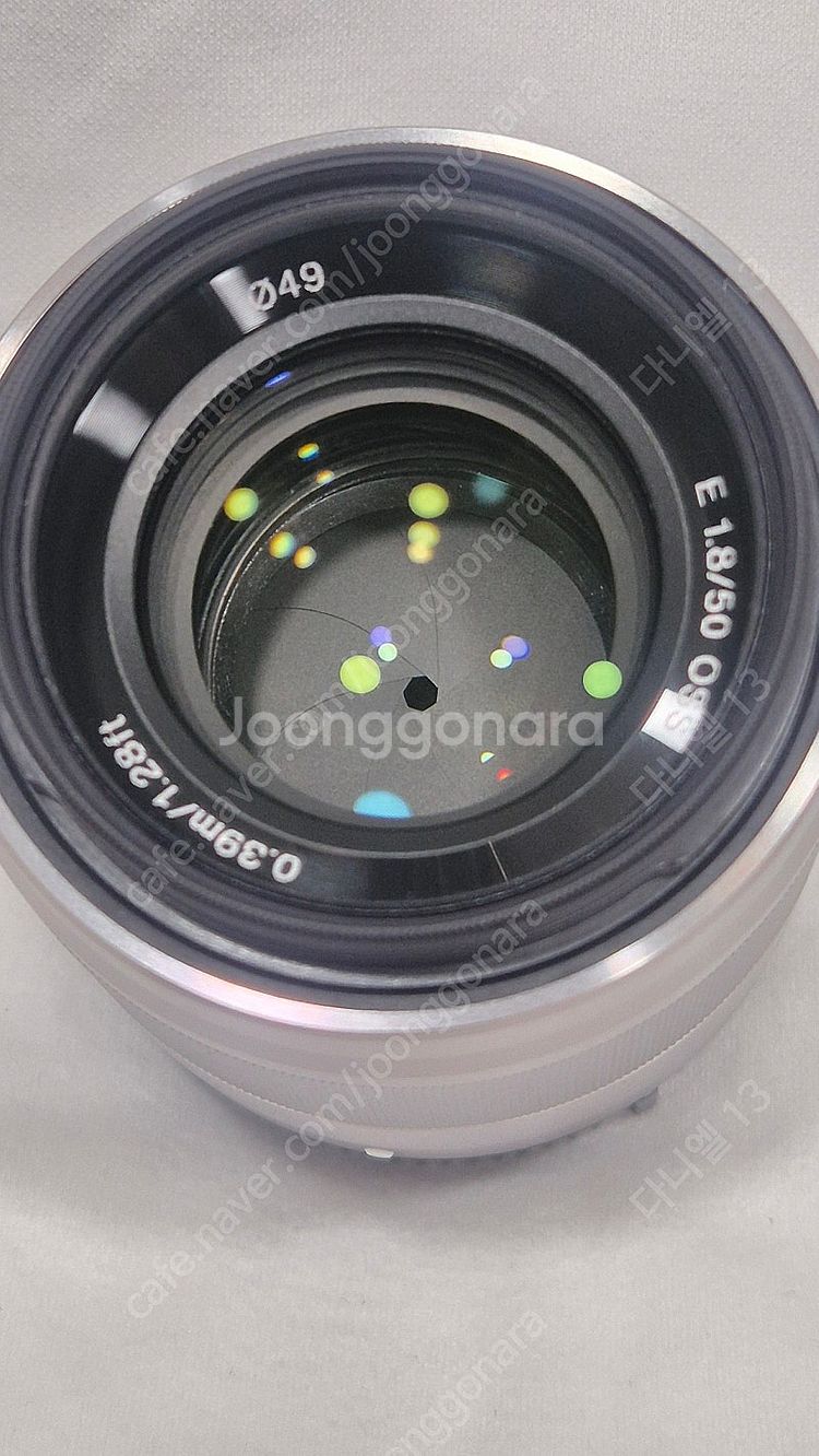 SONY 50mm 단렌즈(여친렌즈/SEL50F18)A급--4