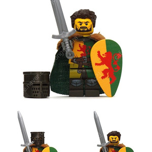 스마일브릭 한정판 윌리엄마셜 + 말바딩 +말투구 새제품 팝니다