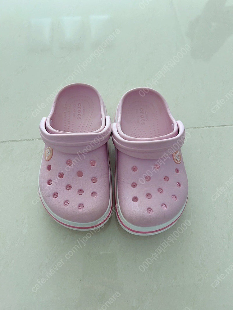 크록스 샌들 핑크--0