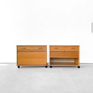 네덜란드 빈티지 우드 케비넷 kinnarps wood cabinet