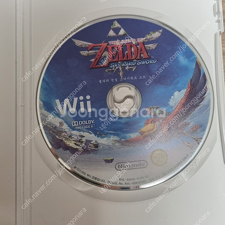 닌텐도위 wii 게임cd 3장 일괄 (젤다, 마파8, 엘레비츠)--2