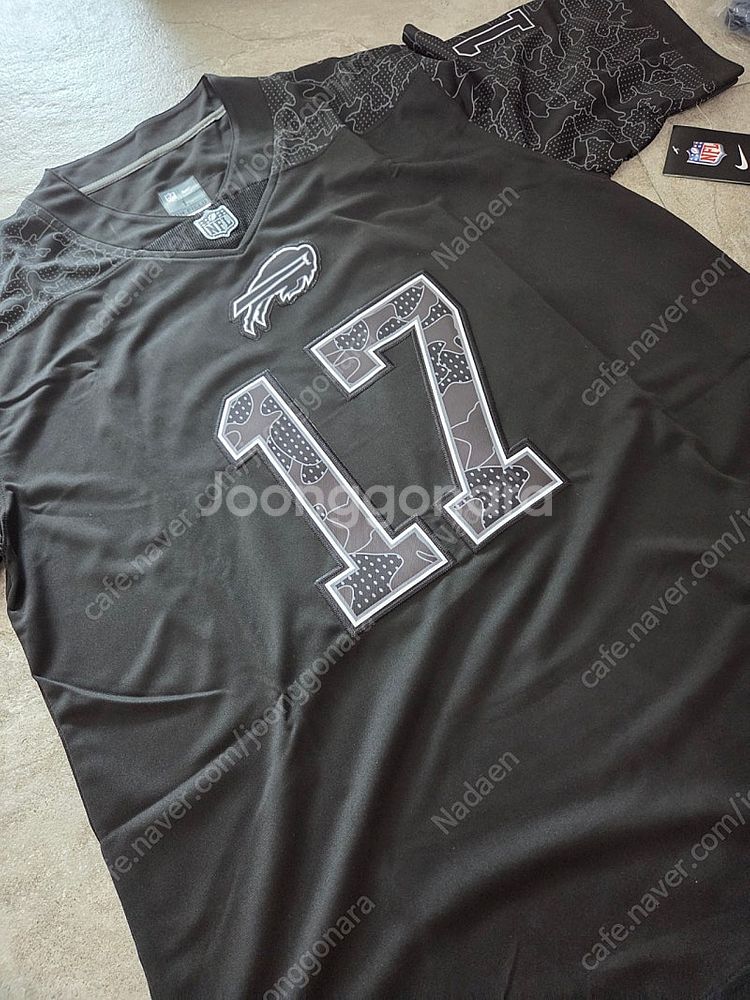 나이키/NFL 버팔로 빌스 풋볼 럭비져지 블랙Ver /...--1