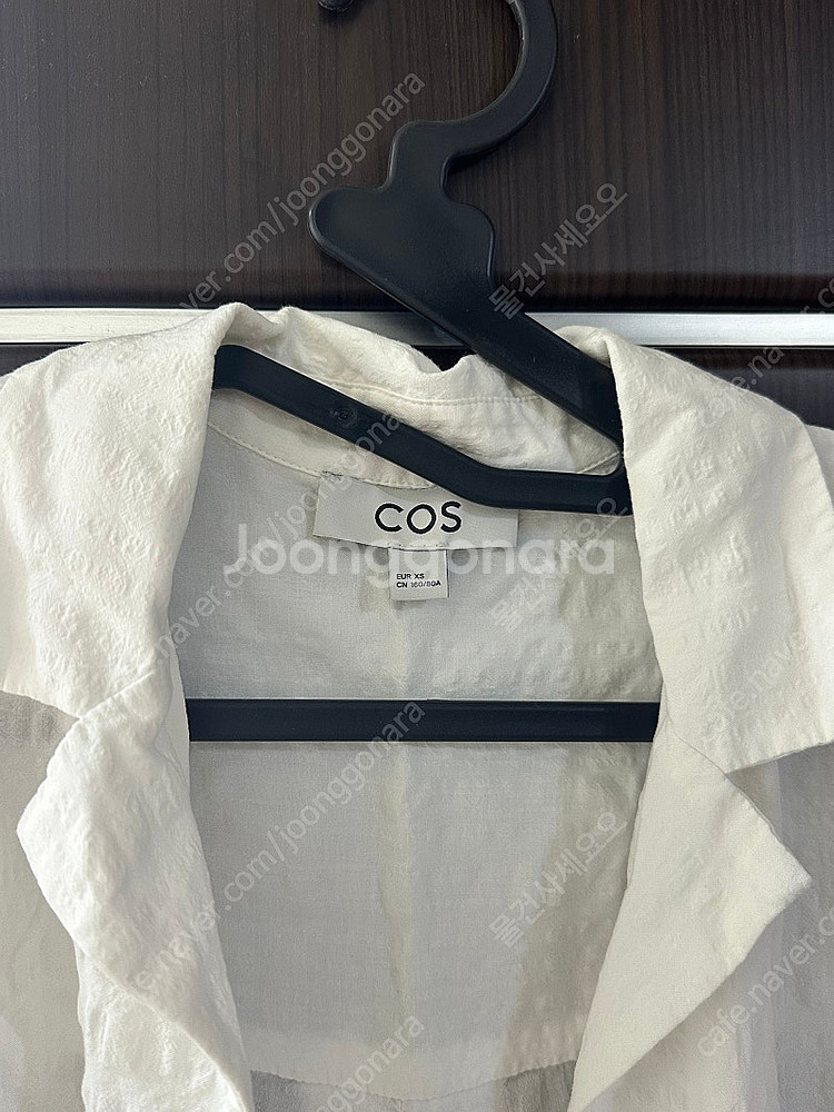 COS코스 시어서커 반팔 셔츠 XS--2