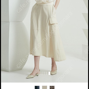 타임 플랩 포켓 스커트(61, 이태리원단)