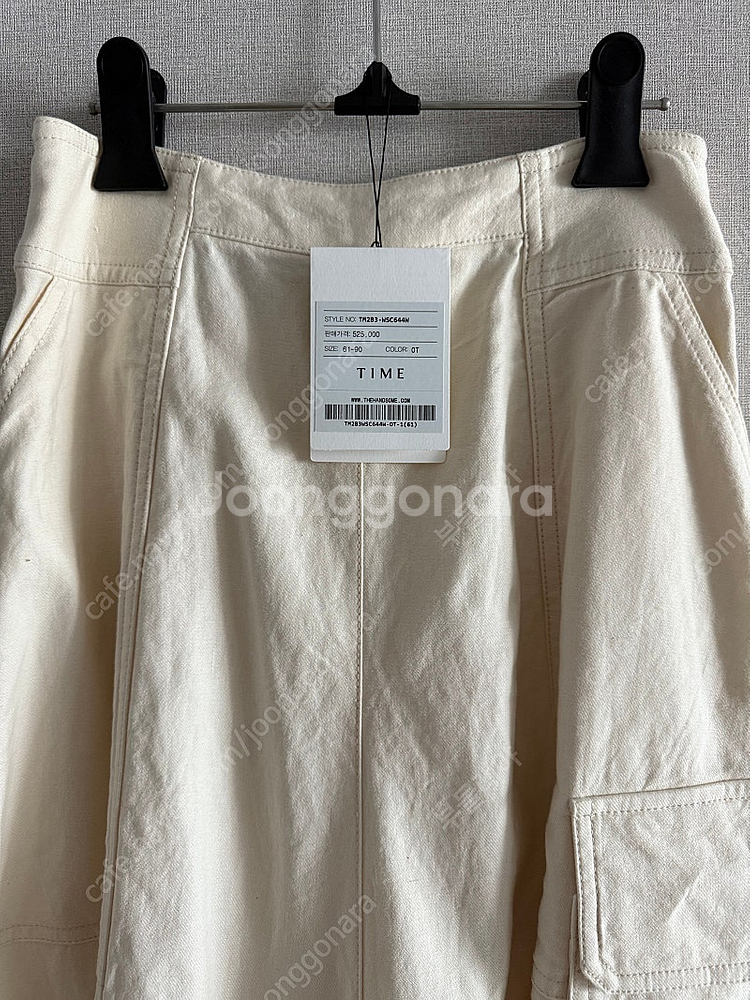 타임 플랩 포켓 스커트(61, 이태리원단)--4