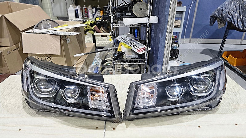 [판매] 올뉴/더뉴 카니발 범퍼, 풀led라이트, 에어댐, 데루등, 세로그릴 판매--0