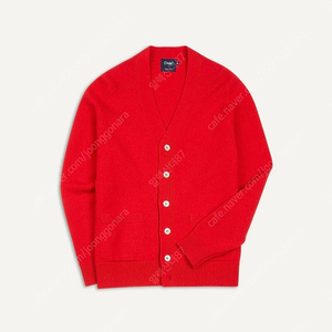 드레익스 Red Lambswool 가디건 L 사이즈 팝니다.