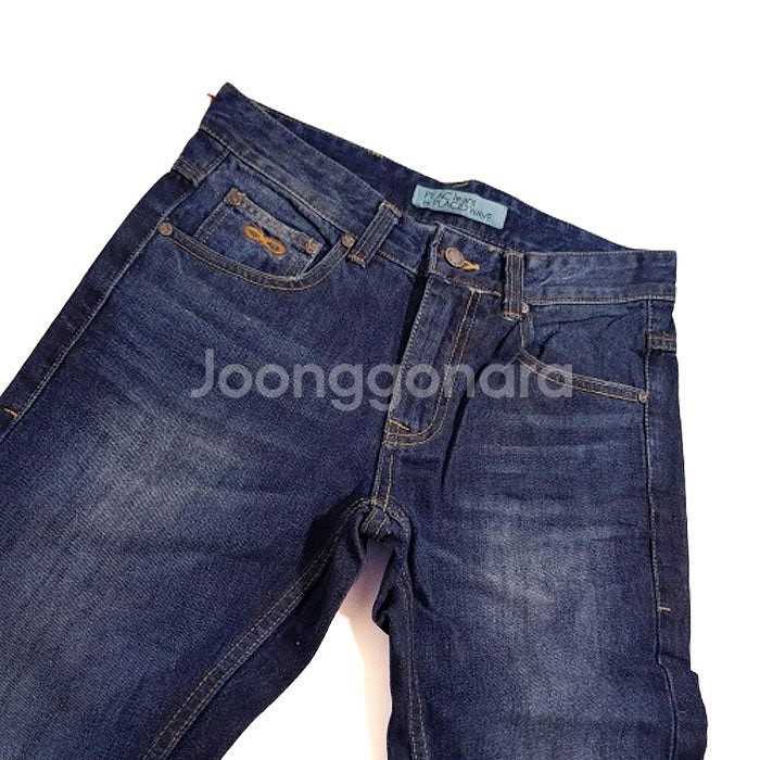 플랙진 청바지 쿠라보 셀비지 데님 슬렌더 29 새상품 ...--1