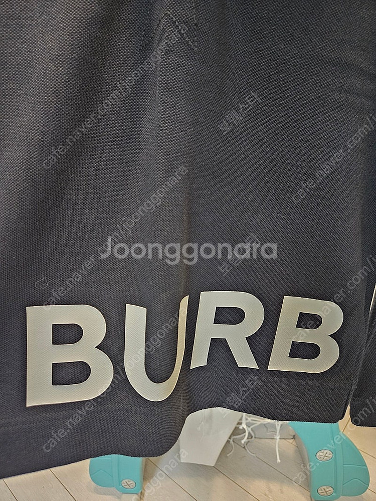 버버리 키즈 로고 롱 슬리브 폴로 8y--2