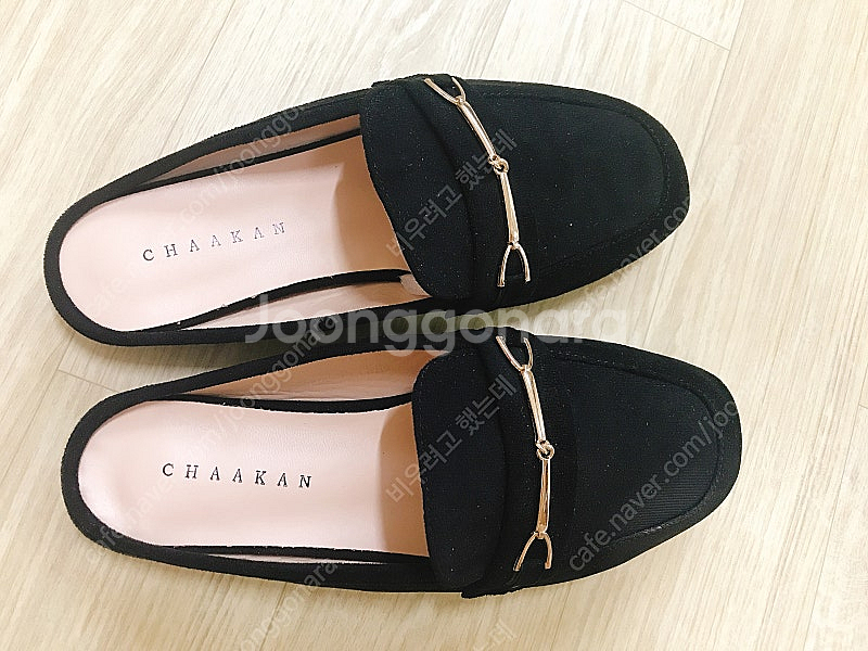 [새상품] 착한구두 홀스빗 스웨이드 블로퍼 230mm--4