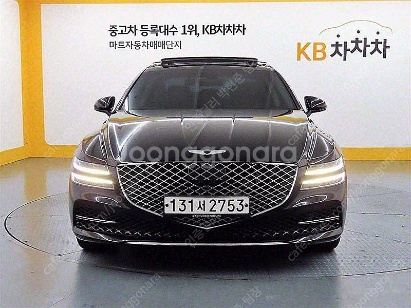 제네시스 더올뉴 G80 중고 G80 중고자동차 검정색 ...--0
